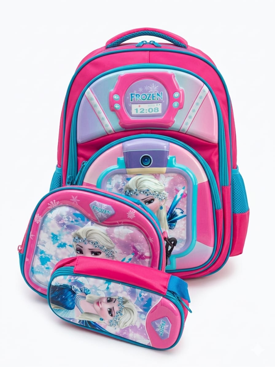 Premium 3PCS School Backpack Set for Class 1 to 8 Students
