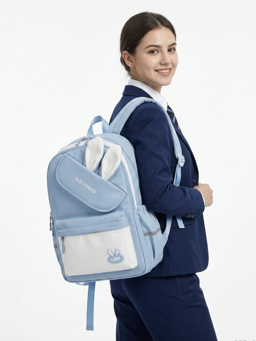 Premium Blue Ladies Shoulder Bag | Elegant University & College Bag