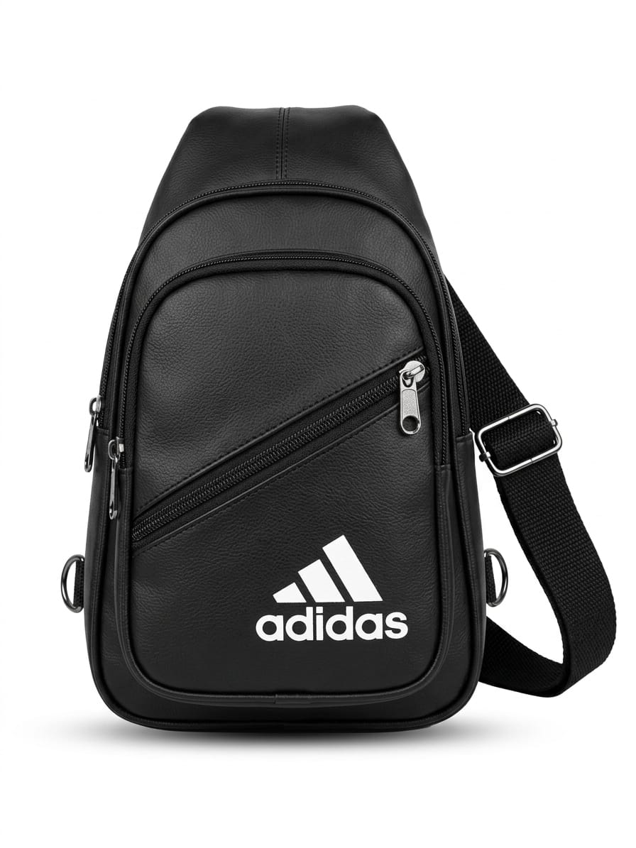 Black Cross Body Bag – Premium Foam Leather Stylish Travel Bag