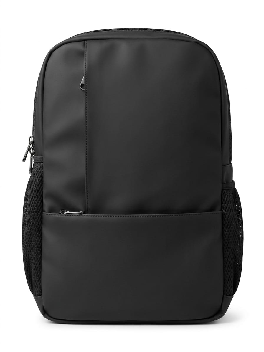 Black Foam Leather Laptop Shoulder Bag – Premium Stylish College Bag