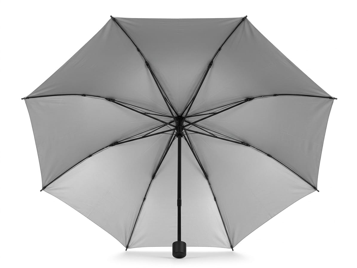 Compact Foldable Black/Grey Umbrella for Men & Women - Windproof Umbrella