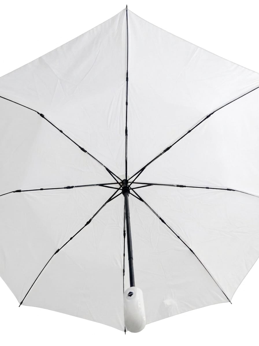 Automatic White Folding Umbrella – Premium Auto Open Close Umbrella