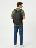Black Foam Leather Laptop Shoulder Bag – Premium Stylish College Bag