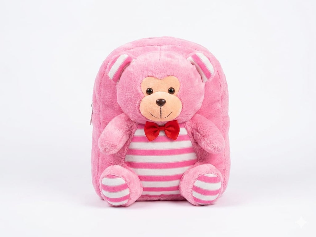 Pink Kids Stuff Bag – Cute Soft Backpack for Children