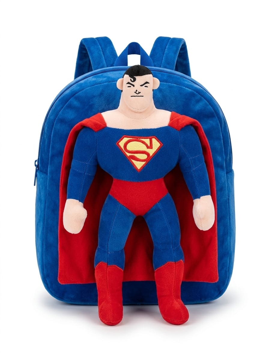 Superman Kids Stuff Bag | School, Travel & Toy Storage Bag for Boys