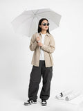 Automatic White Folding Umbrella – Premium Auto Open Close Umbrella