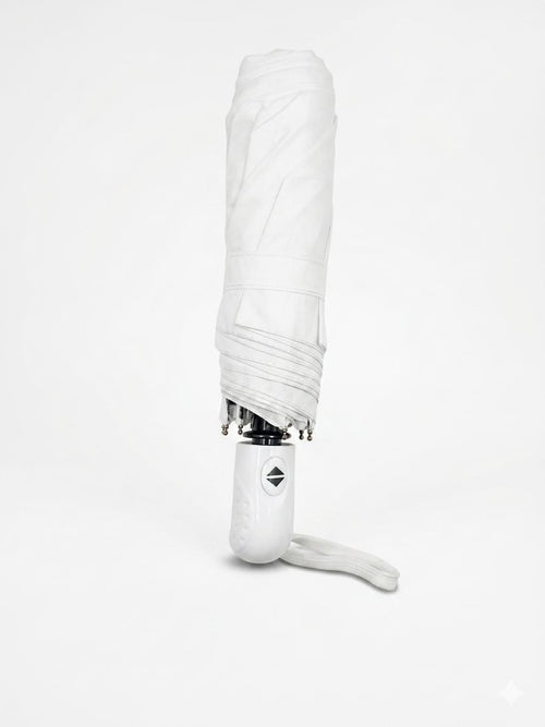 Automatic White Folding Umbrella – Premium Auto Open Close Umbrella